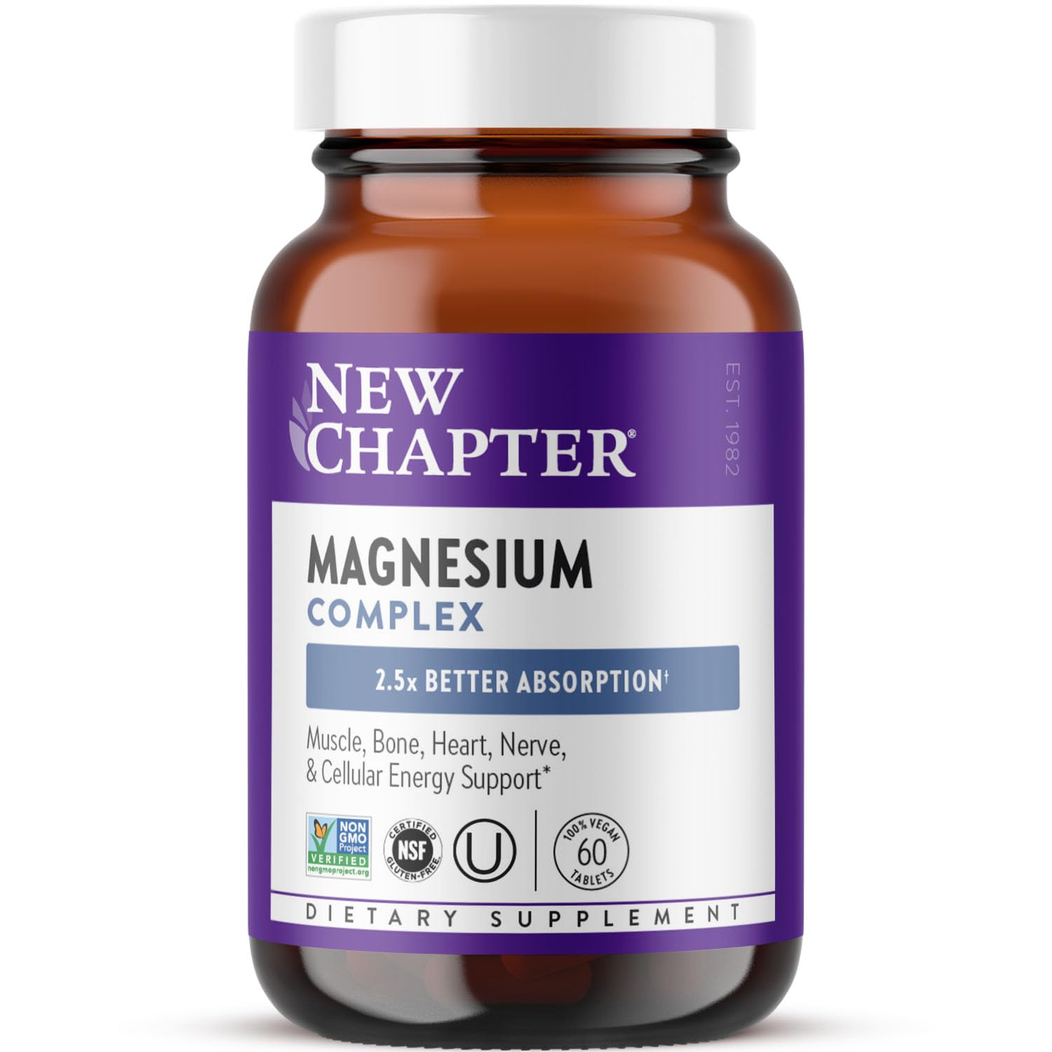 New Chapter Magnesium Complex, 60 Count