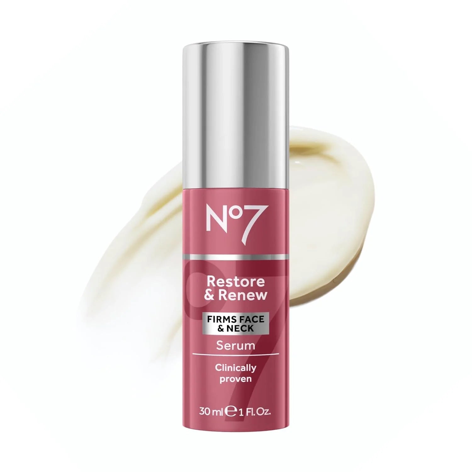 No7 Restore & Renew Sculpting Face & Neck Serum, 2.5 fl oz