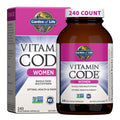 Garden of Life Vitamin Code Whole Food Multivitamin for Women, 120 Count