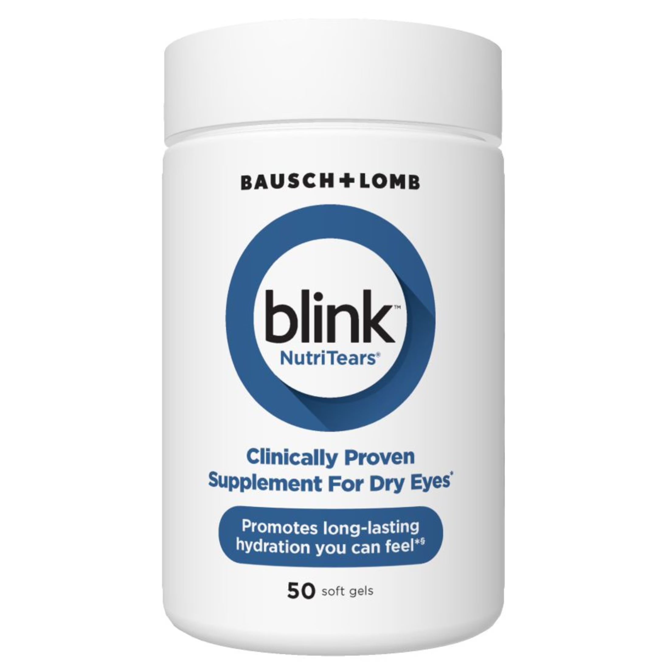 Blink NutriTears Supplement for Dry Eyes, 50 Softgels