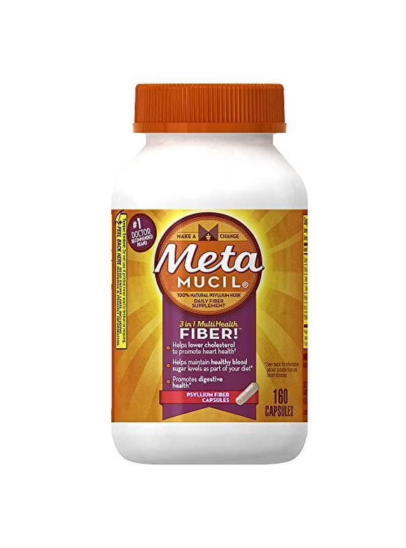 Metamucil Fiber Capsules, 160 Capsules