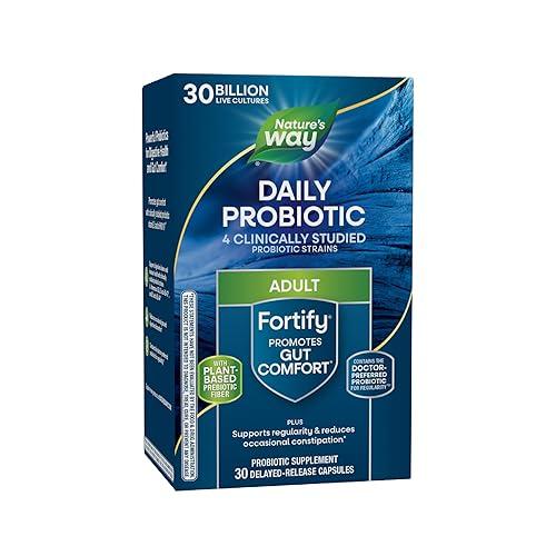 Nature's Way Fortify Daily Probiotic for Adults, 30 Capsules