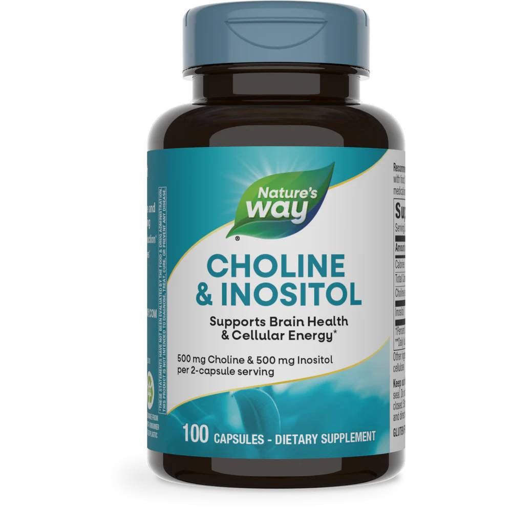 Nature's Way Choline & Inositol, 100 Capsules